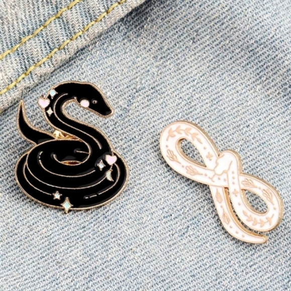 Indigo Accessories - 💙 Celestial Snake Duo Pins 💫